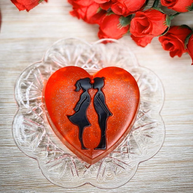 Romantic Heart Handmade Soap