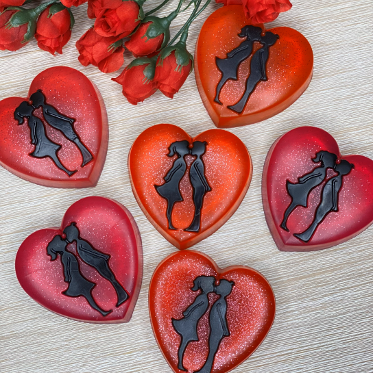 Romantic Heart Handmade Soap