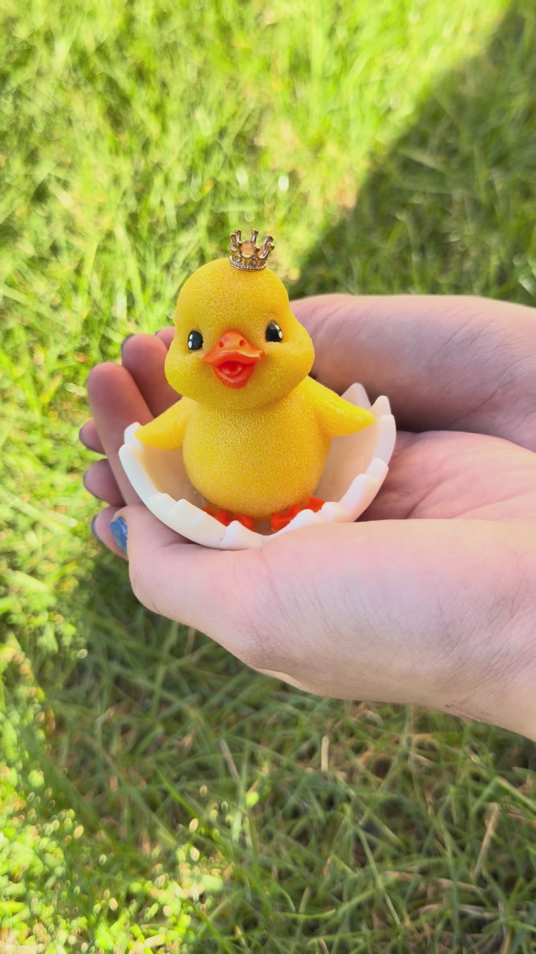 Handmade Chick in Eggshell Soap — Cute Easter & Spring Gift