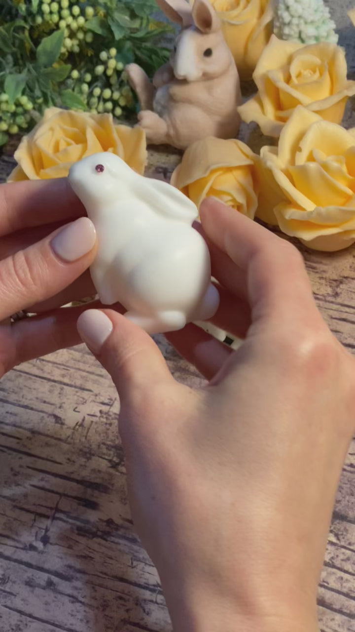 Handmade Easter Bunny Soap – Single Bunny Figurine